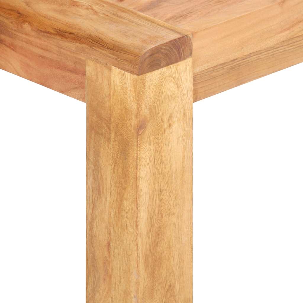 Tömör akácfa dohányzóasztal mézszínű felülettel 110x60x35 cm 5