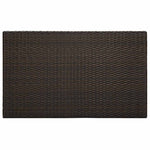 Barna polyrattan kerti bárasztal 100 x 60,5 x 110,5 cm 4