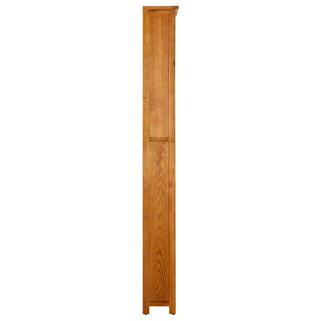 7 szintes tömör tölgyfa könyvespolc 90 x 22,5 x 200 cm 3