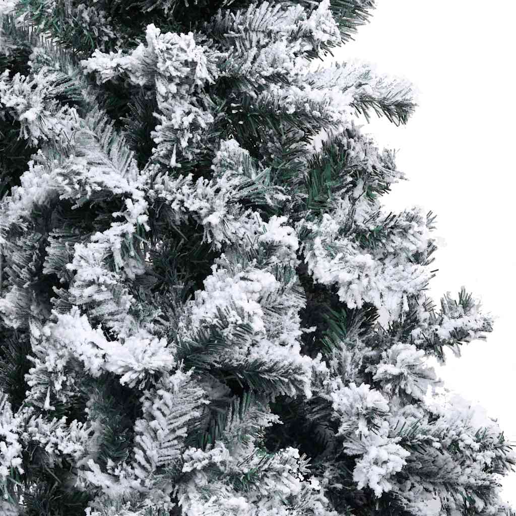 Zöld PVC műkarácsonyfa hóval 150 cm 4