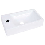 Fehér SMC mosdókagyló 400 x 220 x 90 mm 2