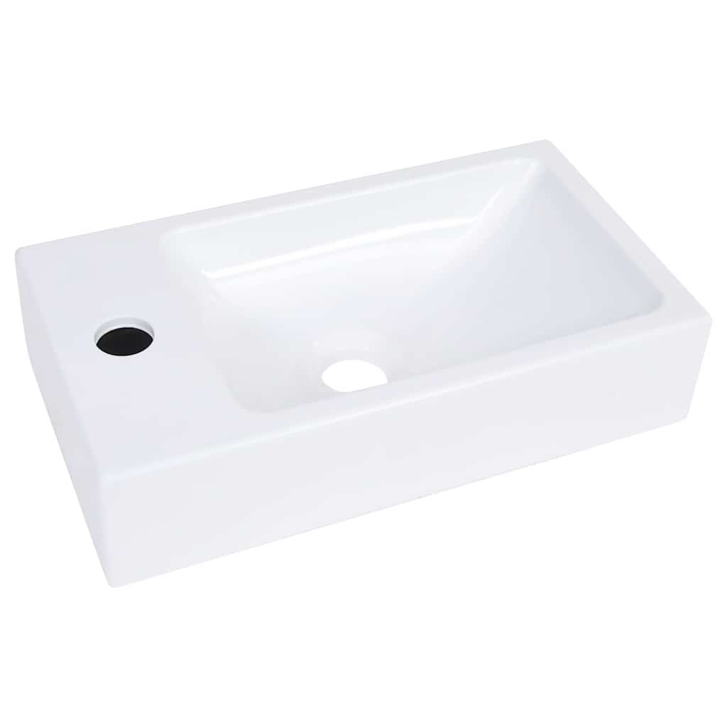Fehér SMC mosdókagyló 400 x 220 x 90 mm 2