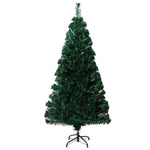 Zöld száloptikás műkarácsonyfa állvánnyal 120 cm 4