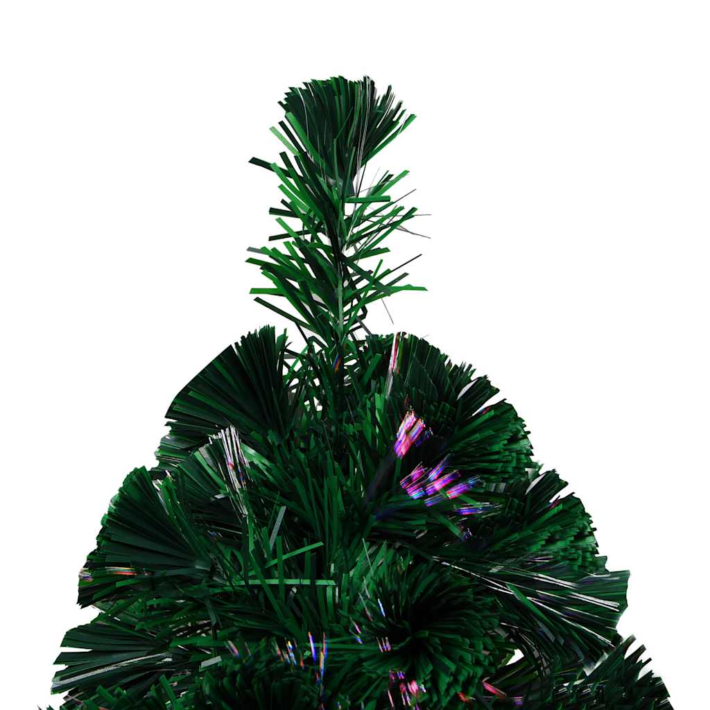 Zöld száloptikás műkarácsonyfa állvánnyal 120 cm 6
