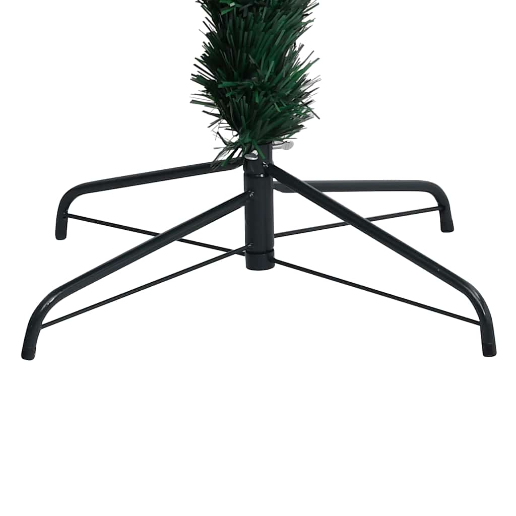 Zöld száloptikás műkarácsonyfa állvánnyal 120 cm 7