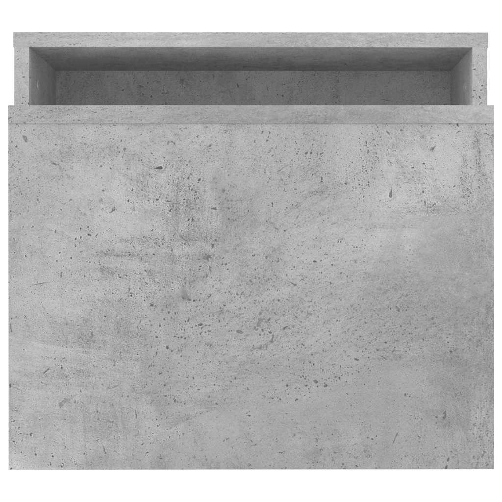 Betonszürke szerelt fa dohányzóasztal szett 100 x 48 x 40 cm 5