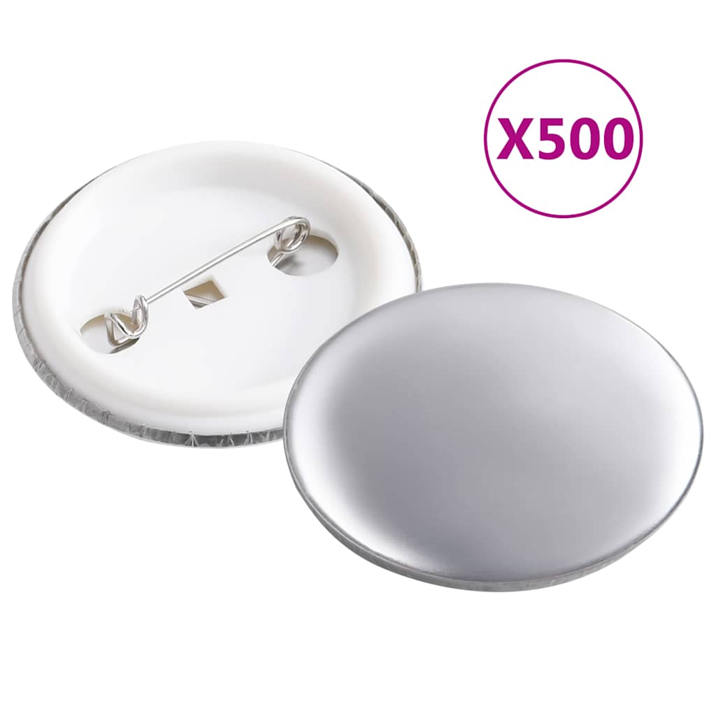 500 szett 37 mm-es kitűző alkatrész