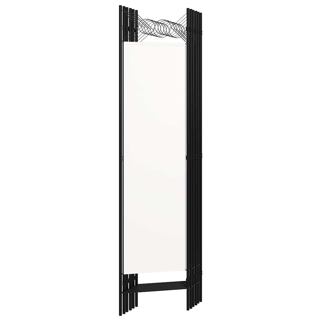 Fehér 6-paneles paraván 240 x 180 cm 4