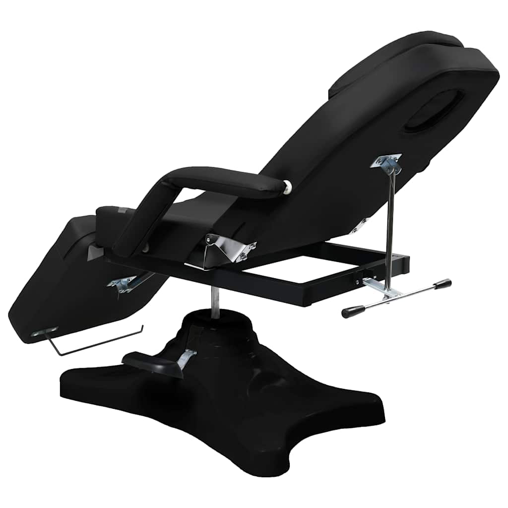 Fekete masszázsasztal 180 x 62 x (86,5-118) cm 5