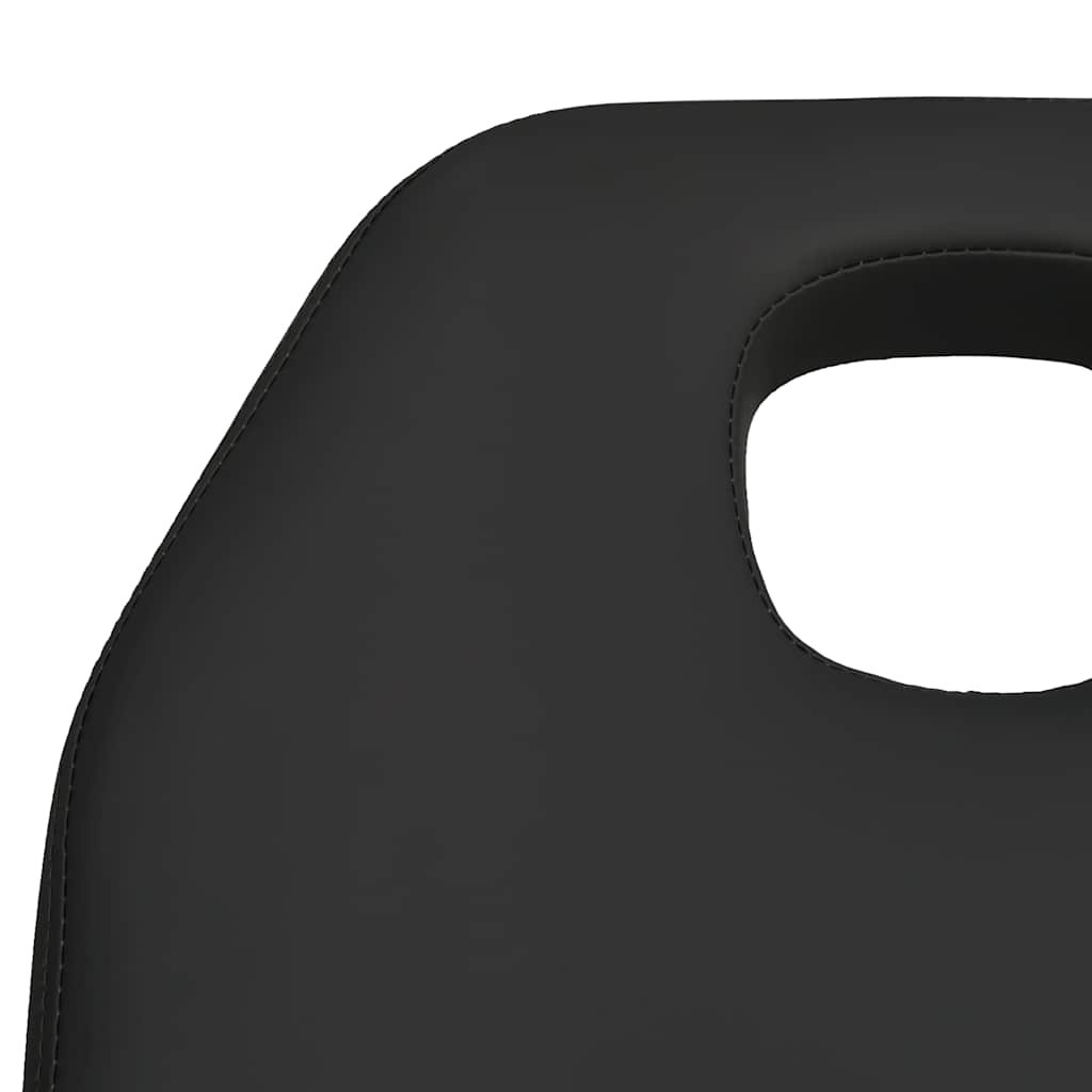 Fekete masszázsasztal 180 x 62 x (86,5-118) cm 6