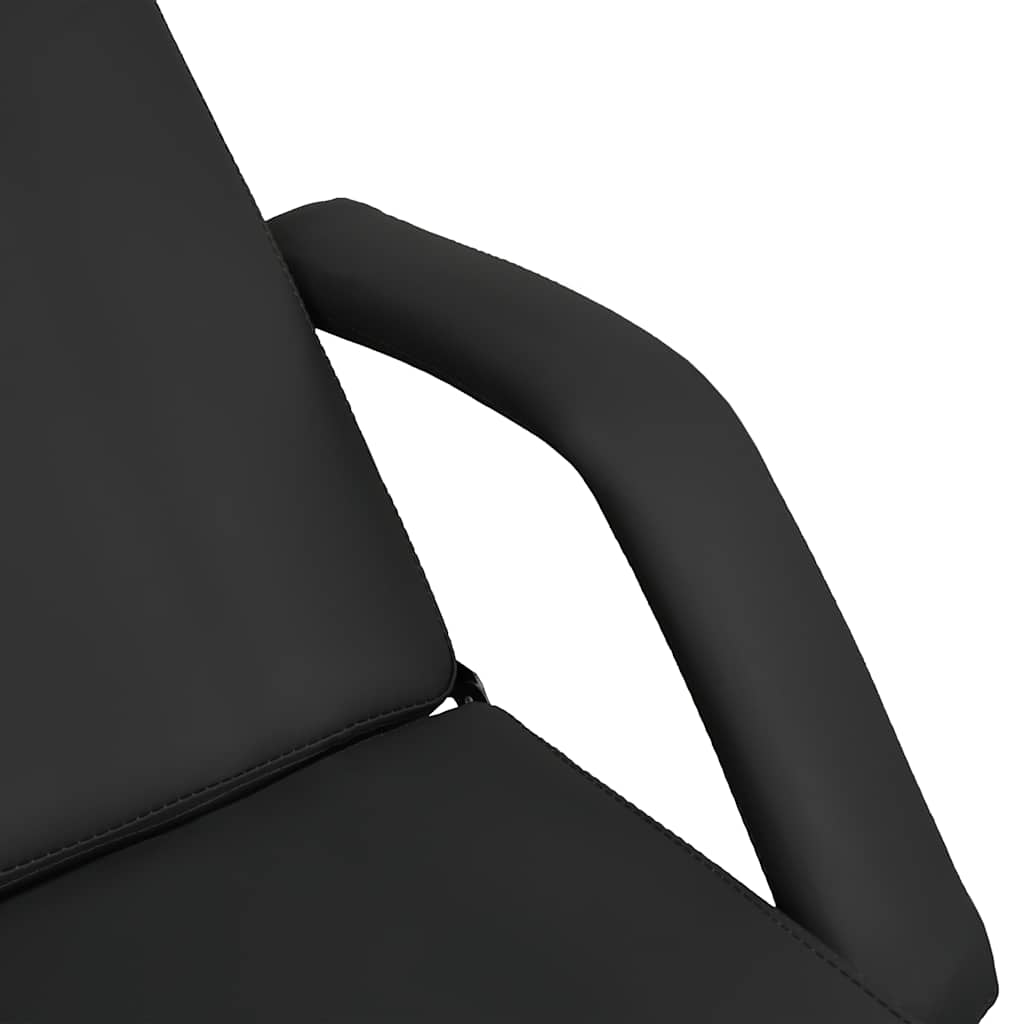 Fekete masszázsasztal 180 x 62 x (86,5-118) cm 7