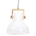 Kerek fehér ipari függőlámpa 25 W 40 cm E27 3
