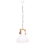 Kerek fehér ipari függőlámpa 25 W 40 cm E27 5