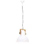 Kerek fehér ipari függőlámpa 25 W 40 cm E27 6