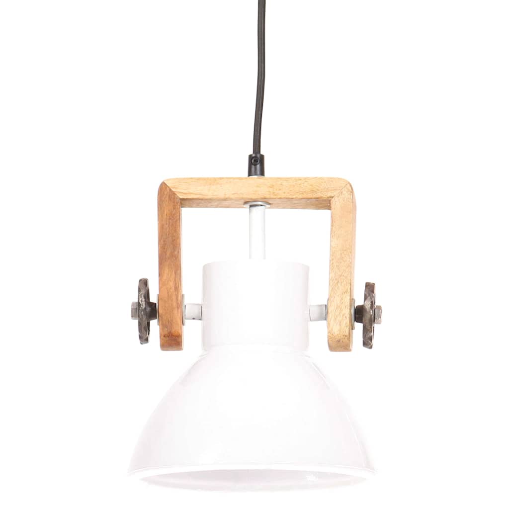 Kerek fehér ipari függőlámpa 25 W 19 cm E27 3