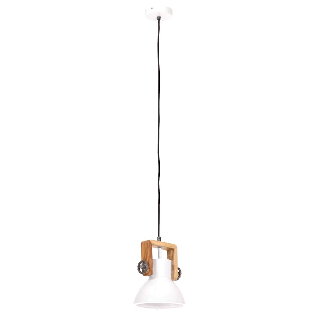 Kerek fehér ipari függőlámpa 25 W 19 cm E27 5