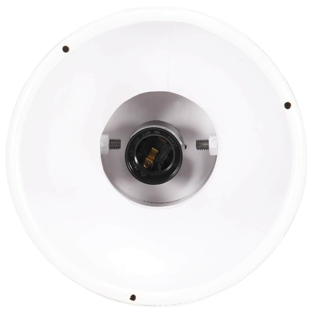 Kerek fehér ipari függőlámpa 25 W 19 cm E27 8