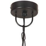 Kerek fekete ipari függőlámpa 25 W 32 cm E27 6