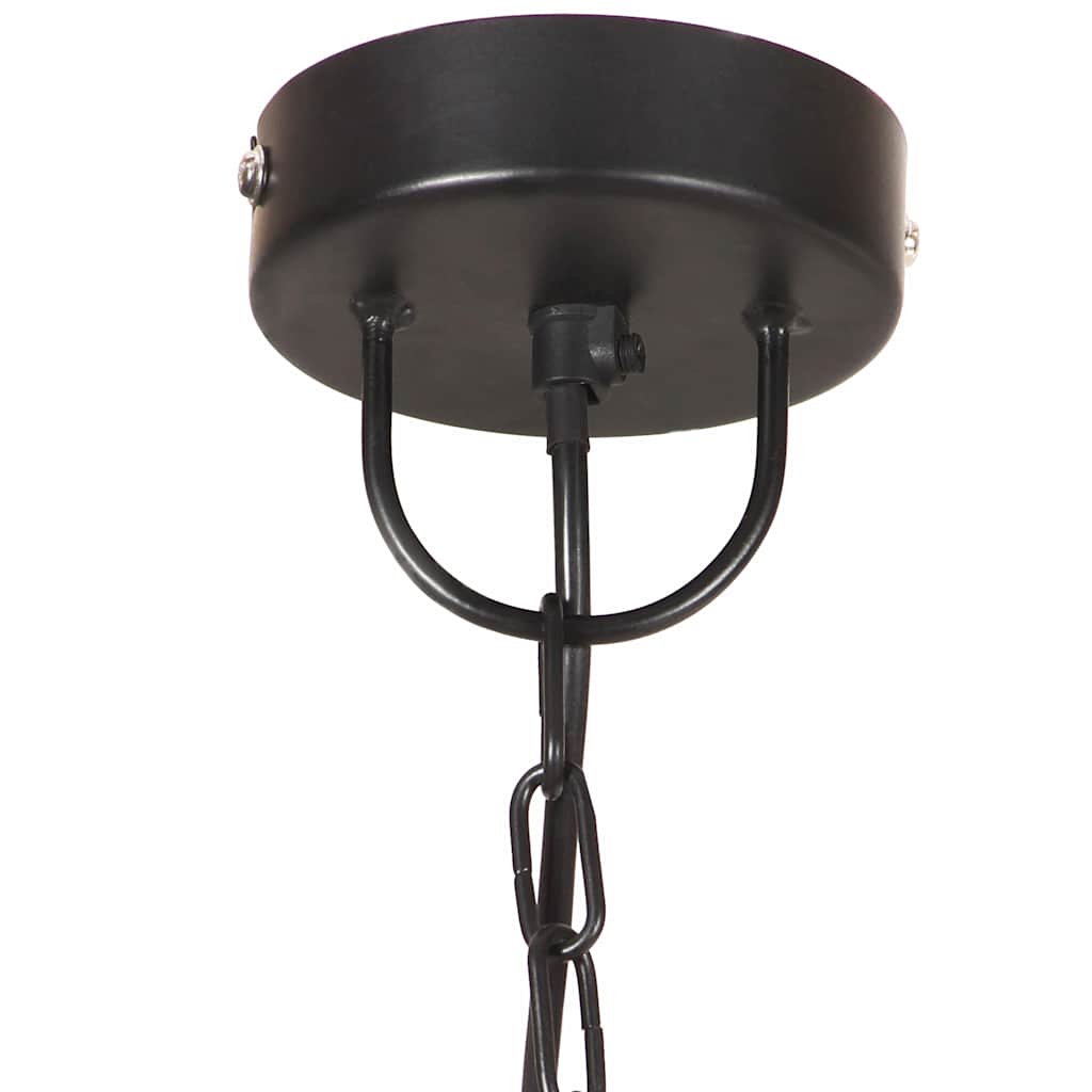 Kerek fekete ipari függőlámpa 25 W 32 cm E27 6
