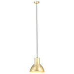 Kerek sárgaréz függőlámpa 25 W 28,5 cm E27 4