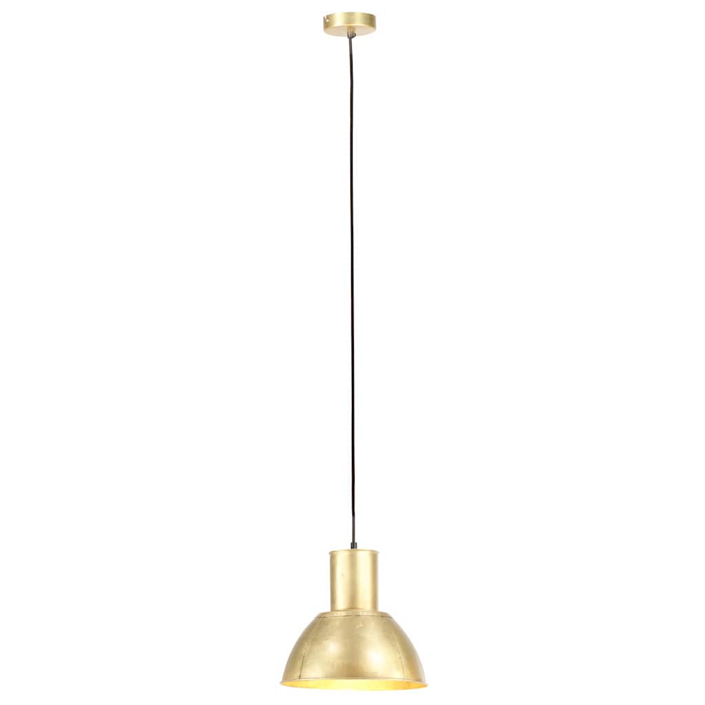 Kerek sárgaréz függőlámpa 25 W 28,5 cm E27 4