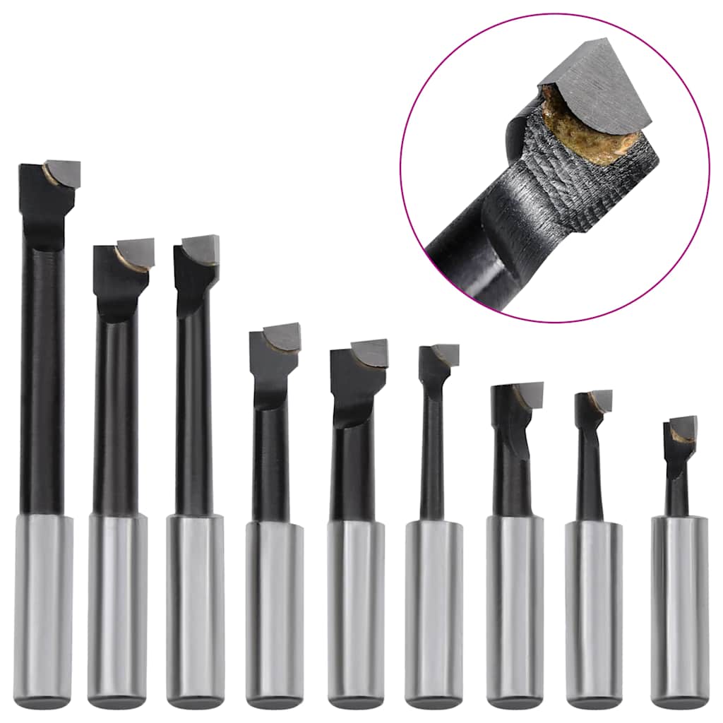15 darabos fúrókészlet 50 mm-es fúrófejjel F1-12 MT2-M10 2