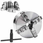 4 szorítópofás önközpontosító acél esztergatokmány 125 mm K12 125 2
