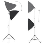 Fotóstúdió-felszerelés softbox lámpákkal és háttérrel 3