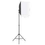 Fotóstúdió-felszerelés softbox lámpákkal és háttérrel 4