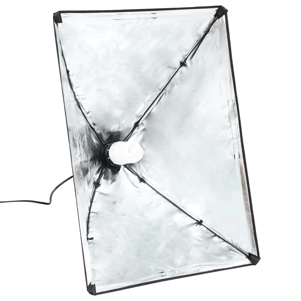 Fotóstúdió-felszerelés softbox lámpákkal és háttérrel 5