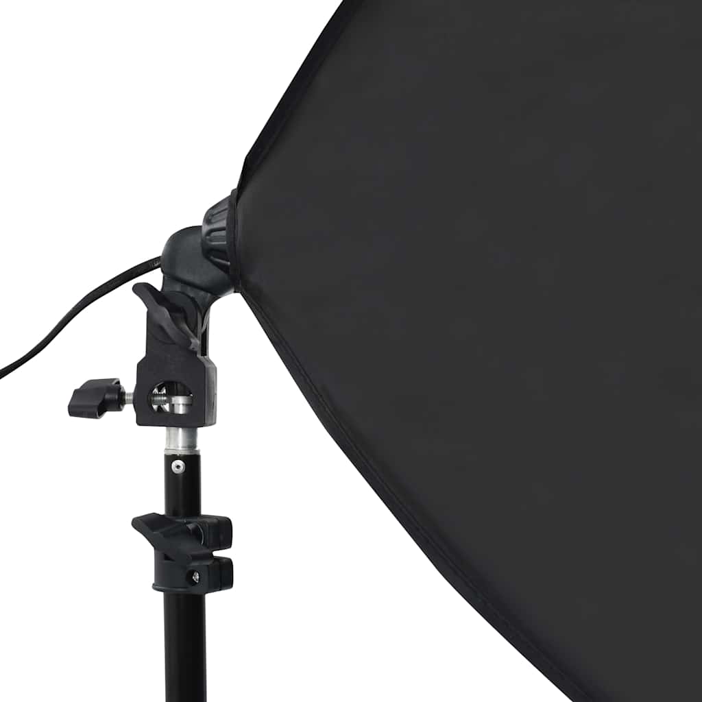 Fotóstúdió-felszerelés softbox lámpákkal és háttérrel 6