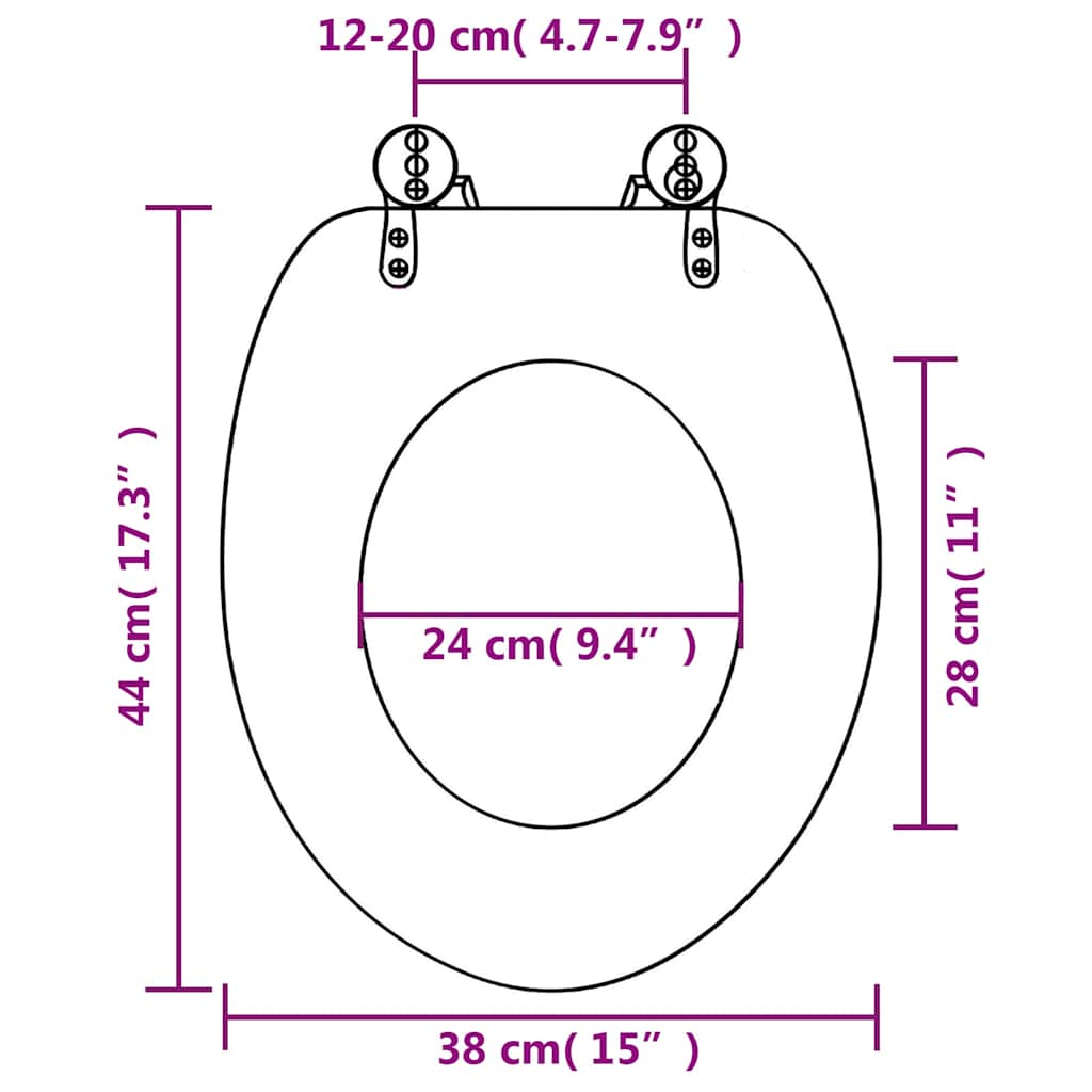 Pingvinmintás MDF WC-ülőke fedéllel 11