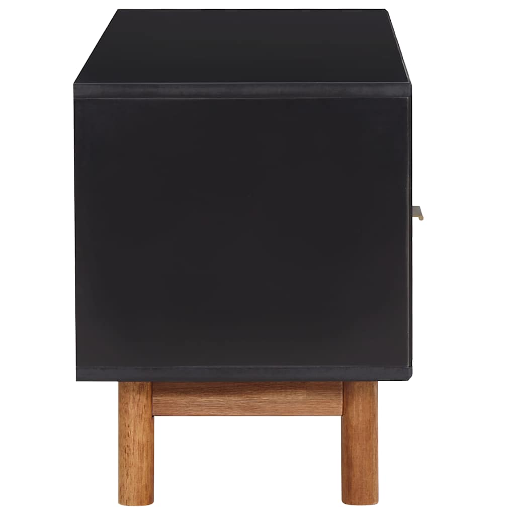 Tömör akácfa és MDF TV-szekrény 100 x 35 x 45 cm 3