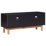 Tömör akácfa és MDF TV-szekrény 100 x 35 x 45 cm 4