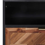 Tömör akácfa és MDF TV-szekrény 100 x 35 x 45 cm 5