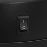 Fekete automata érzékelős szénacél szemeteskuka 30 L 7