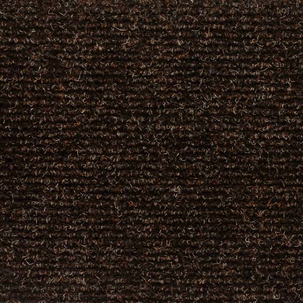 15 db öntapadós lépcsőszőnyeg 56 x 17 x 3 cm barna félkör alakú 7