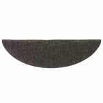 15 db öntapadós lépcsőszőnyeg 56 x 17 x 3 cm antracit félkör alakú 4
