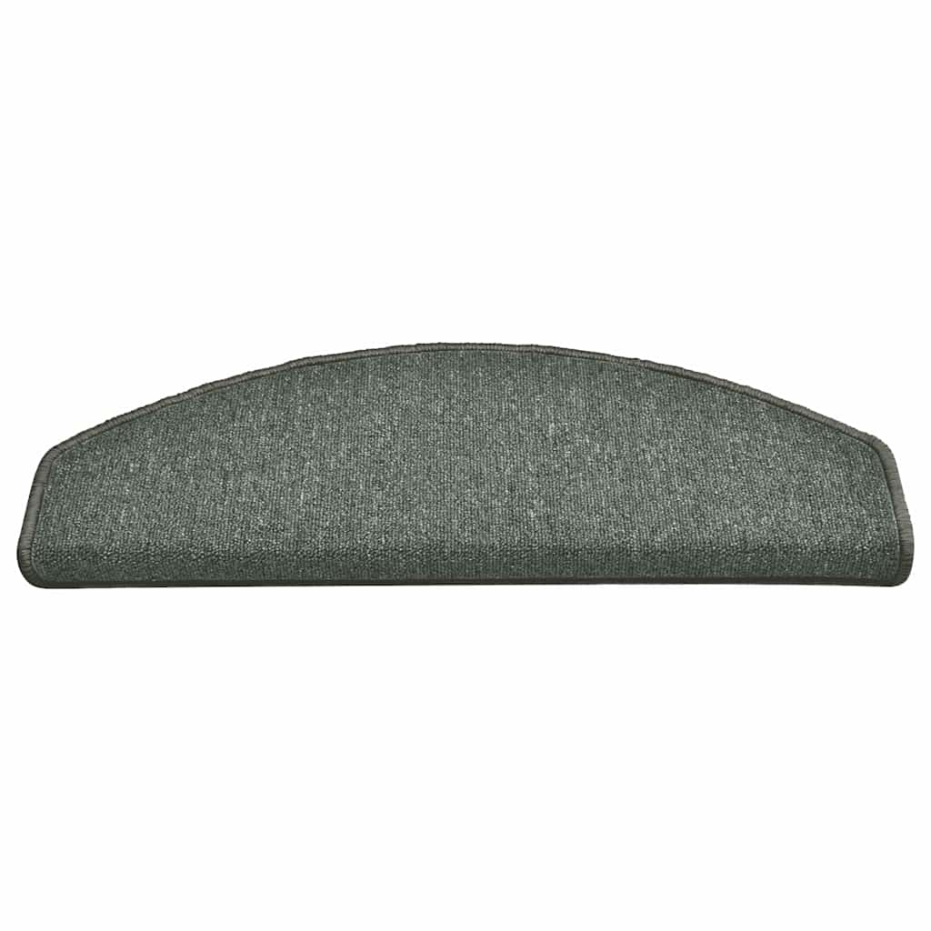 Lépcsőszőnyegek 15 db 65 x 24 x 4 cm Non-Slip Sötétzöld 4