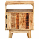 Nyers mangófa éjjeliszekrény 40 x 30 x 50 cm 3