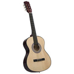 4/4-es klasszikus gitár kezdőknek tokkal 39" 2