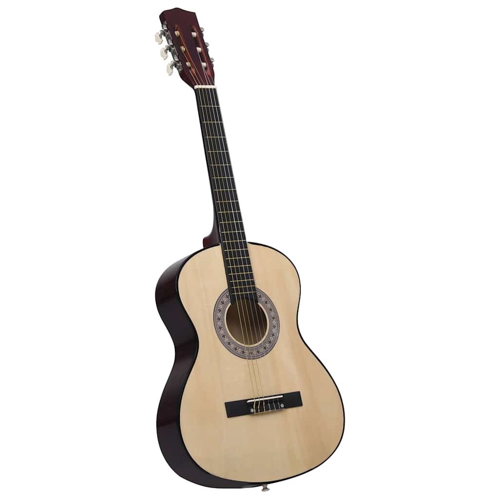 4/4-es klasszikus gitár kezdőknek tokkal 39" 2