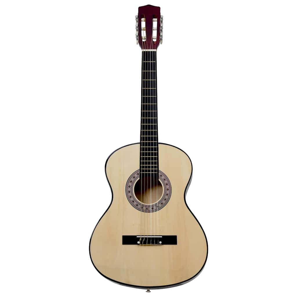 4/4-es klasszikus gitár kezdőknek tokkal 39" 3