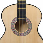 4/4-es klasszikus gitár kezdőknek tokkal 39" 6