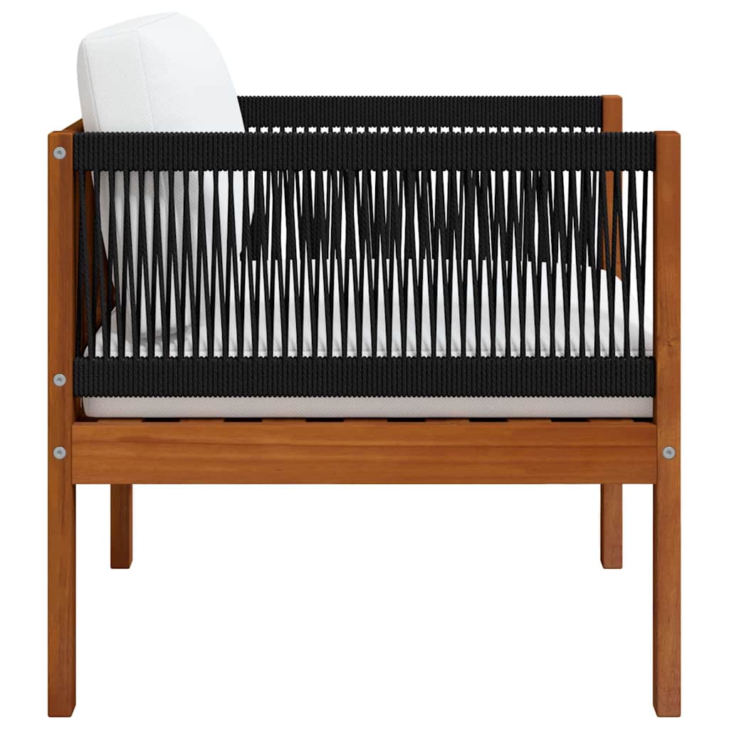 6 db szürke rakásolható polyrattan kültéri szék 5
