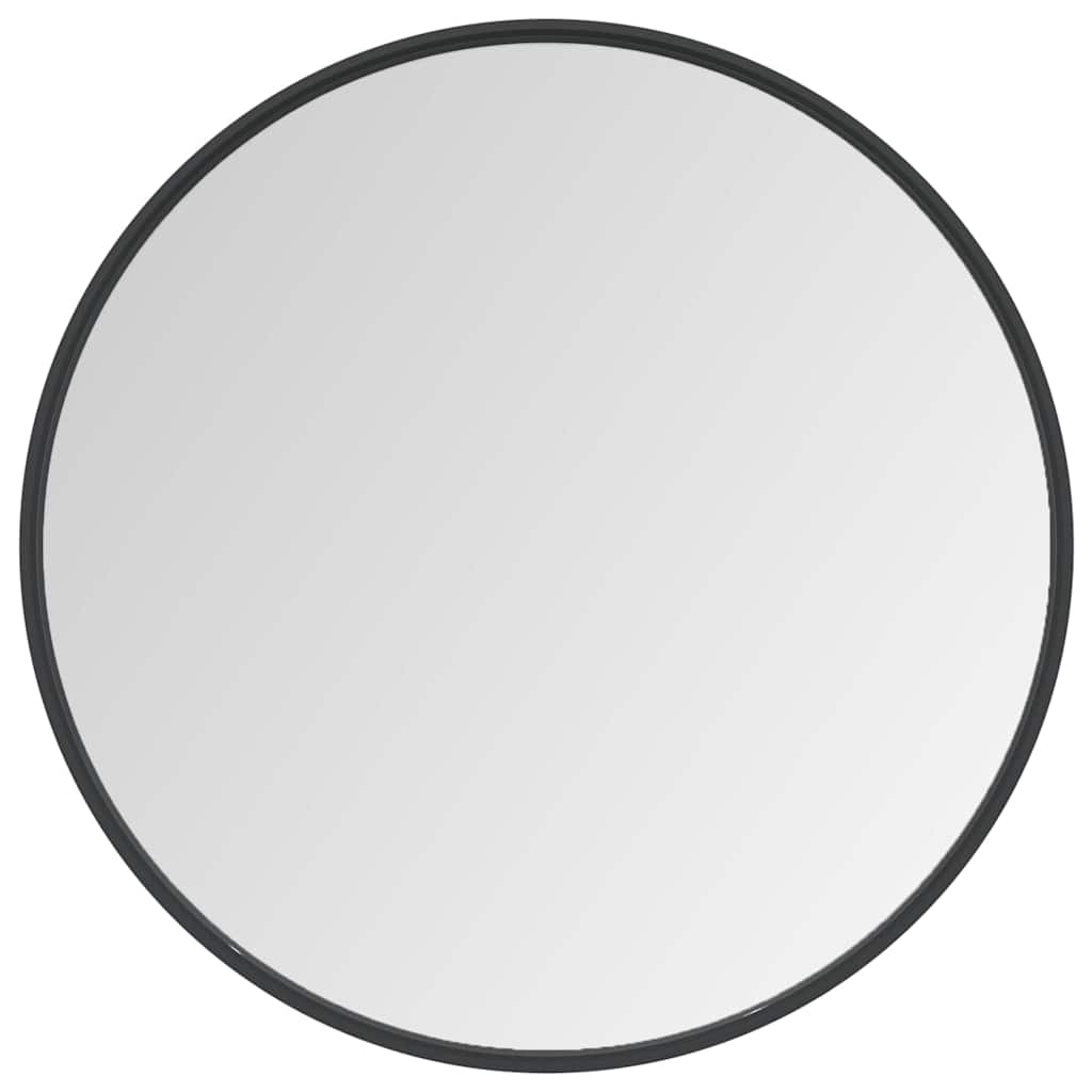 Fekete falitükör 60 cm 2