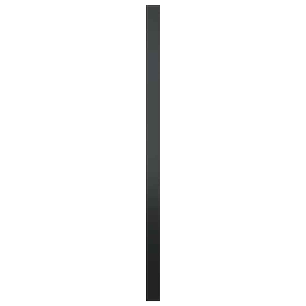 Fekete falitükör 60 cm 4