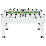 Fehér acél csocsóasztal 60 kg 140 x 74,5 x 87,5 cm 2