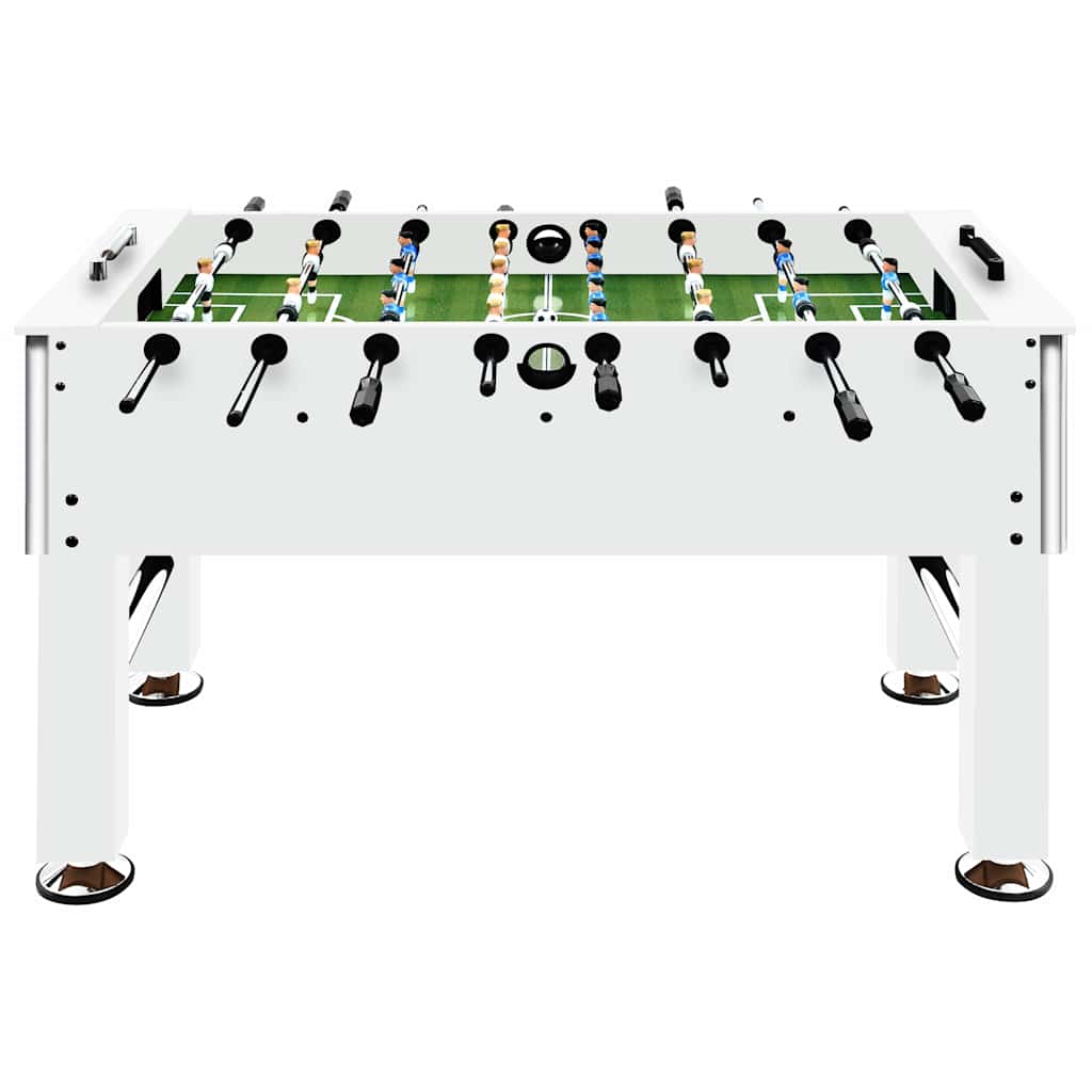 Fehér acél csocsóasztal 60 kg 140 x 74,5 x 87,5 cm 2