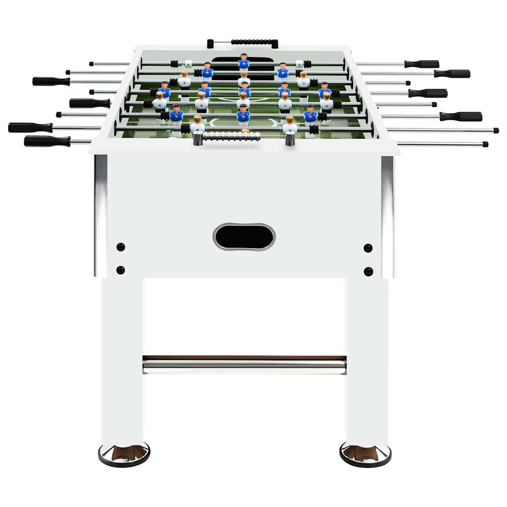 Fehér acél csocsóasztal 60 kg 140 x 74,5 x 87,5 cm 3